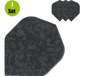Ruthless Granite Dart Flights - Zwart