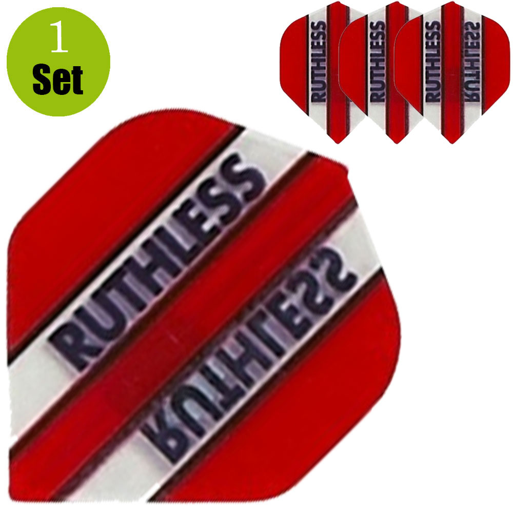 Ruthless Ruthless Dart Flights - Rood afbeelding