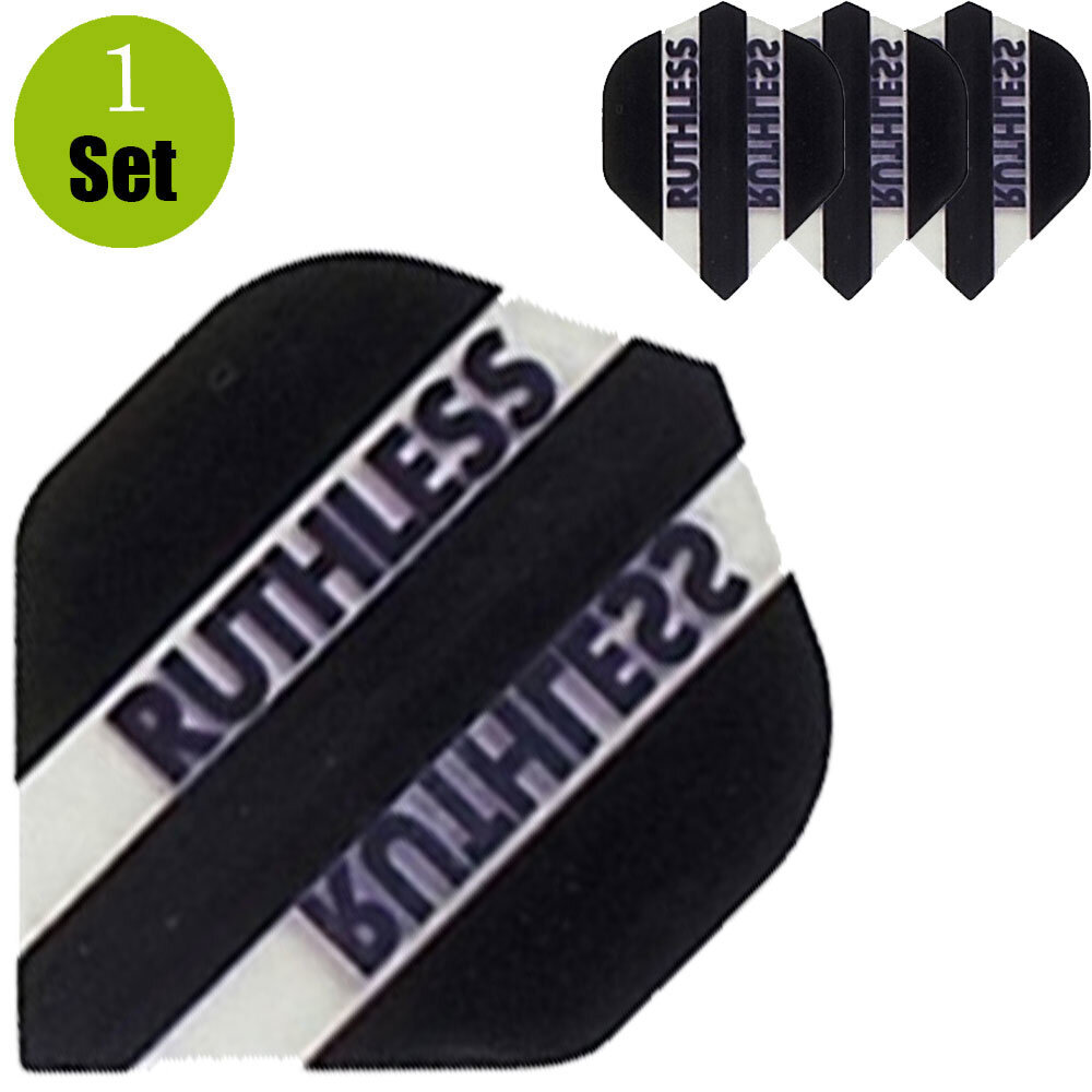 Ruthless Ruthless Dart Flights - Zwart