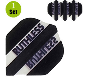 Ruthless Ruthless Dart Flights - Zwart