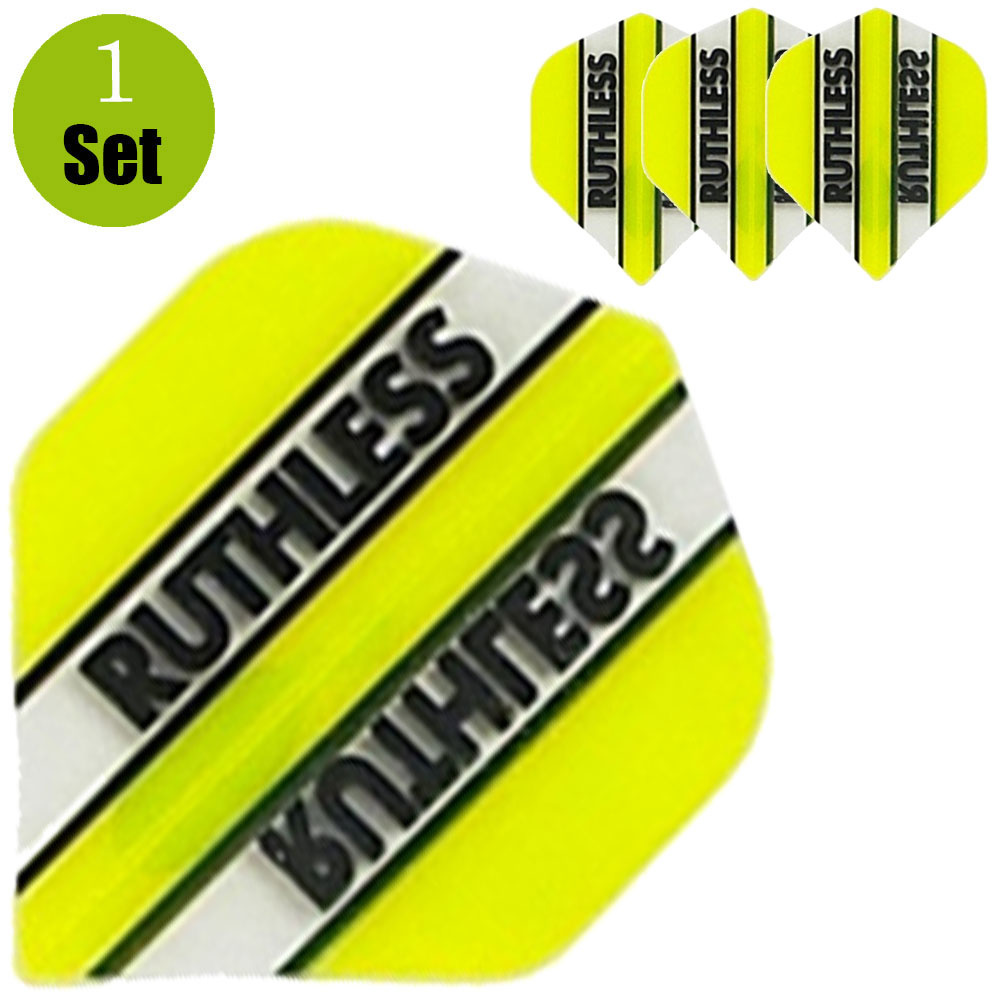 Ruthless Ruthless Dart Flights - Geel afbeelding