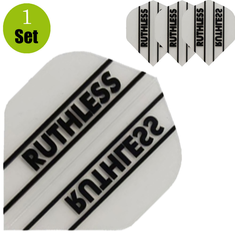 Ruthless Ruthless Dart Flights - Wit afbeelding