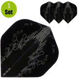 Ruthless R4X High Impact Dartflights - Zwart Ruthless R4X High Impact Dartflights - Zwart