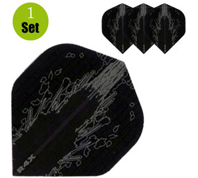 Ruthless R4X High Impact Dartflights - Zwart