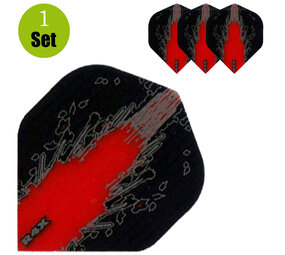 Ruthless R4X High Impact Dartflights - Rood Ruthless R4X High Impact Dartflights - Rood
