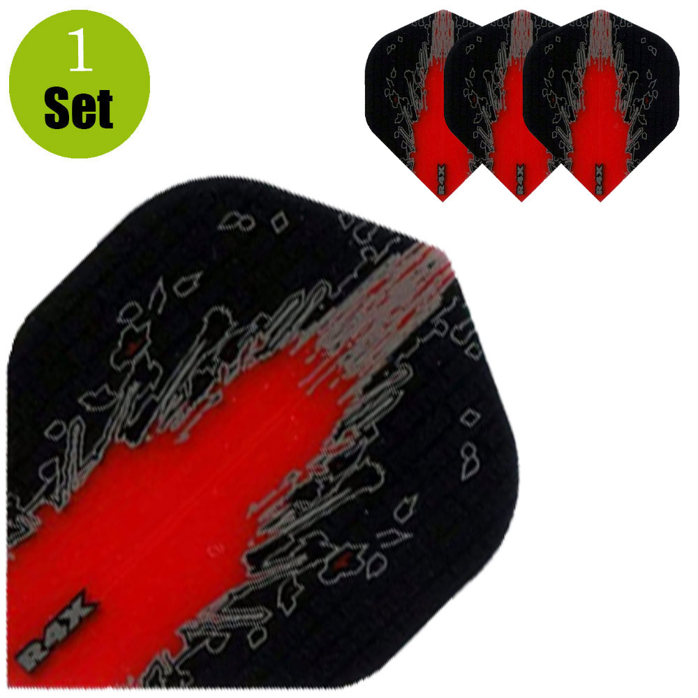 Ruthless R4X High Impact Dartflights - Rood afbeelding