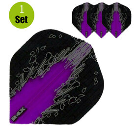Ruthless R4X High Impact Dartflights - Paars Ruthless R4X High Impact Dartflights - Paars