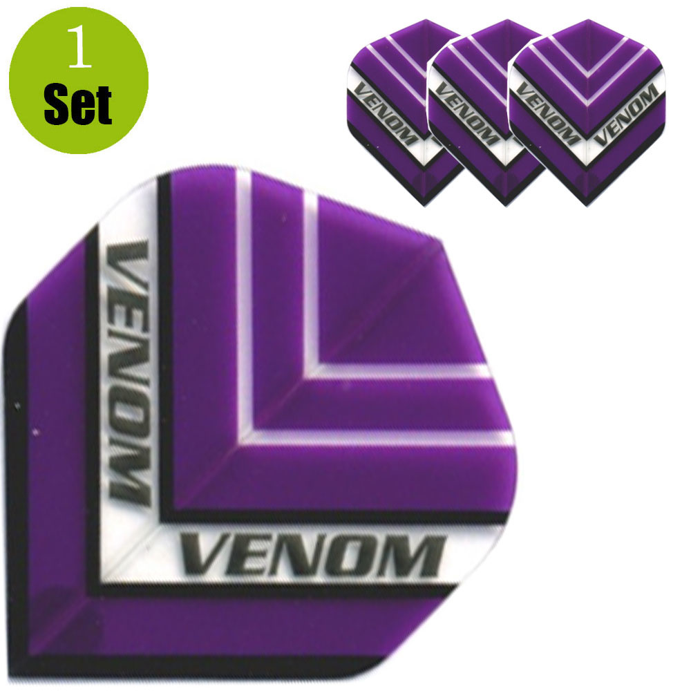 Ruthless Ruthless Venom HD150 Dartflights - Paars afbeelding