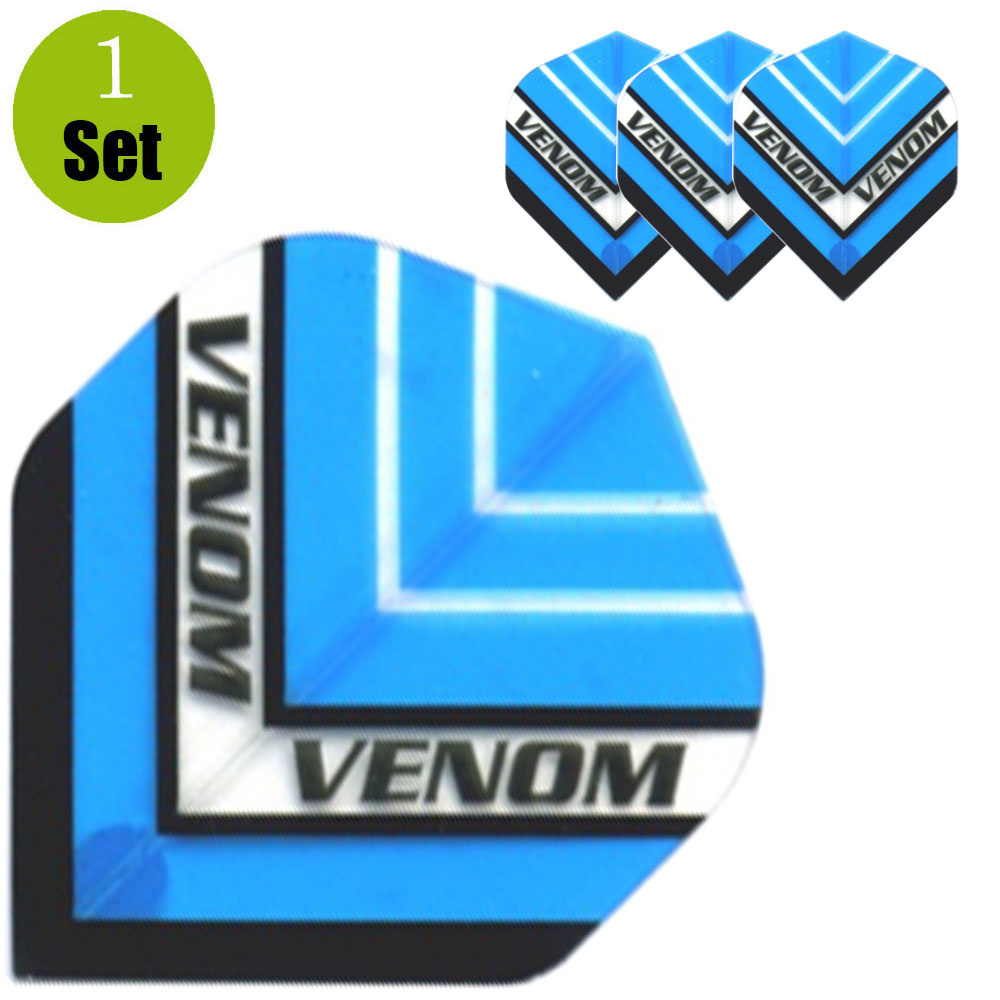 Ruthless Ruthless Venom HD150 Dartflights - Aqua afbeelding