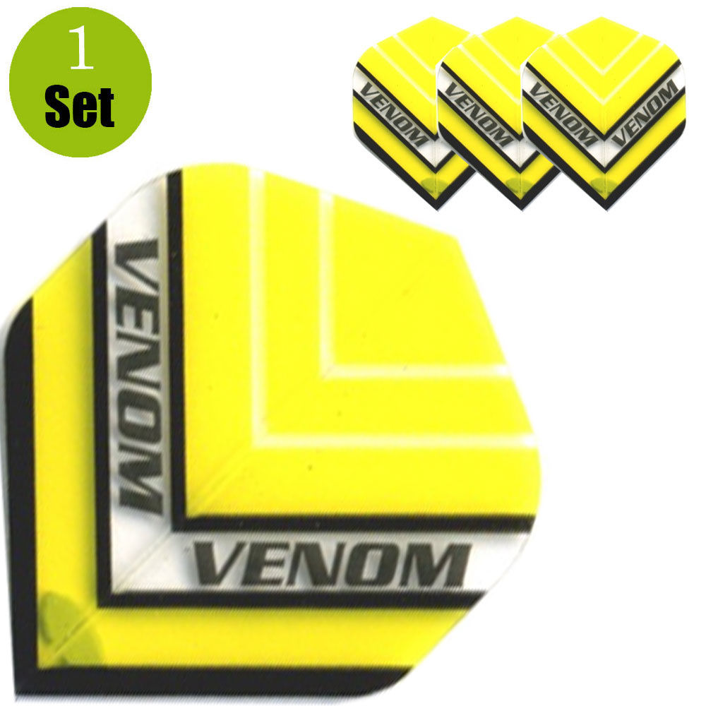 Ruthless Ruthless Venom HD150 Dartflights - Geel afbeelding