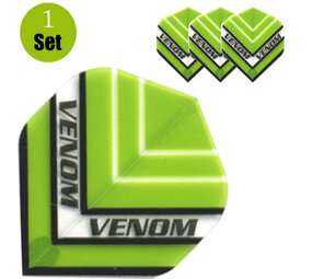 Ruthless Ruthless Venom HD150 Dartflights - Groen