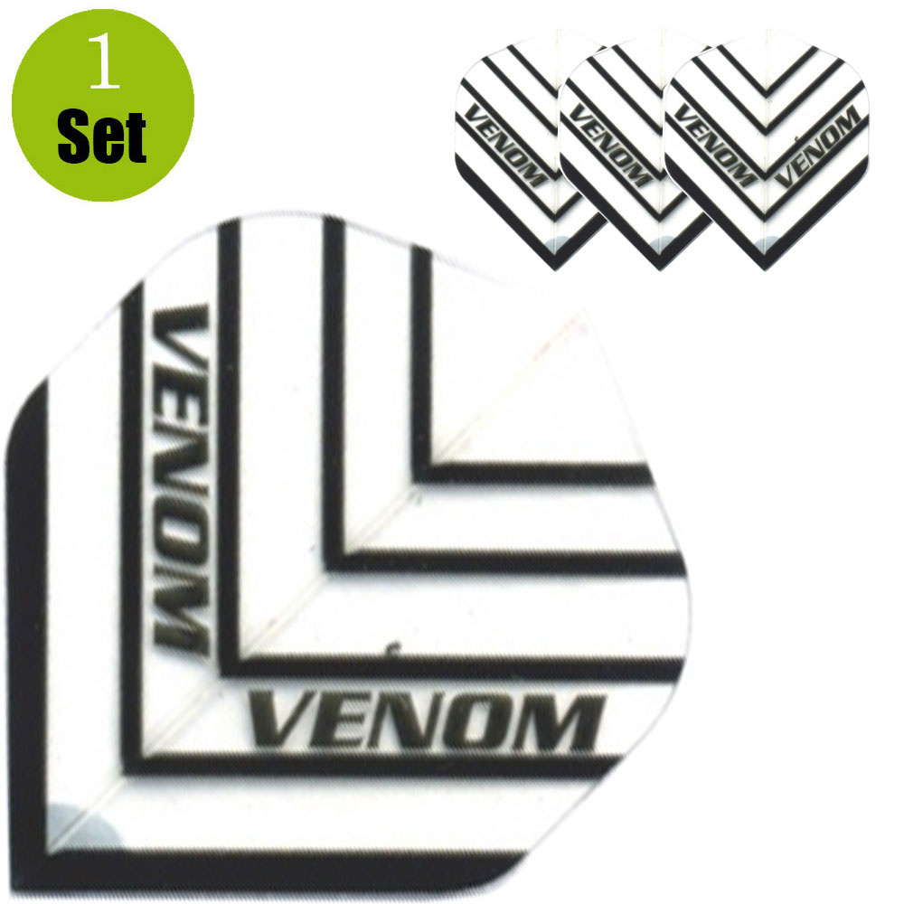 Ruthless Ruthless Venom HD150 Dartflights - Wit afbeelding