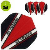 Ruthless Ruthless V100 Dart Flights - Rood