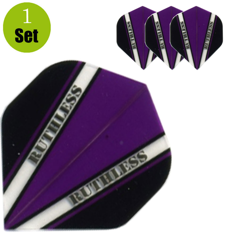 Ruthless Ruthless V100 Dart Flights - Paars afbeelding