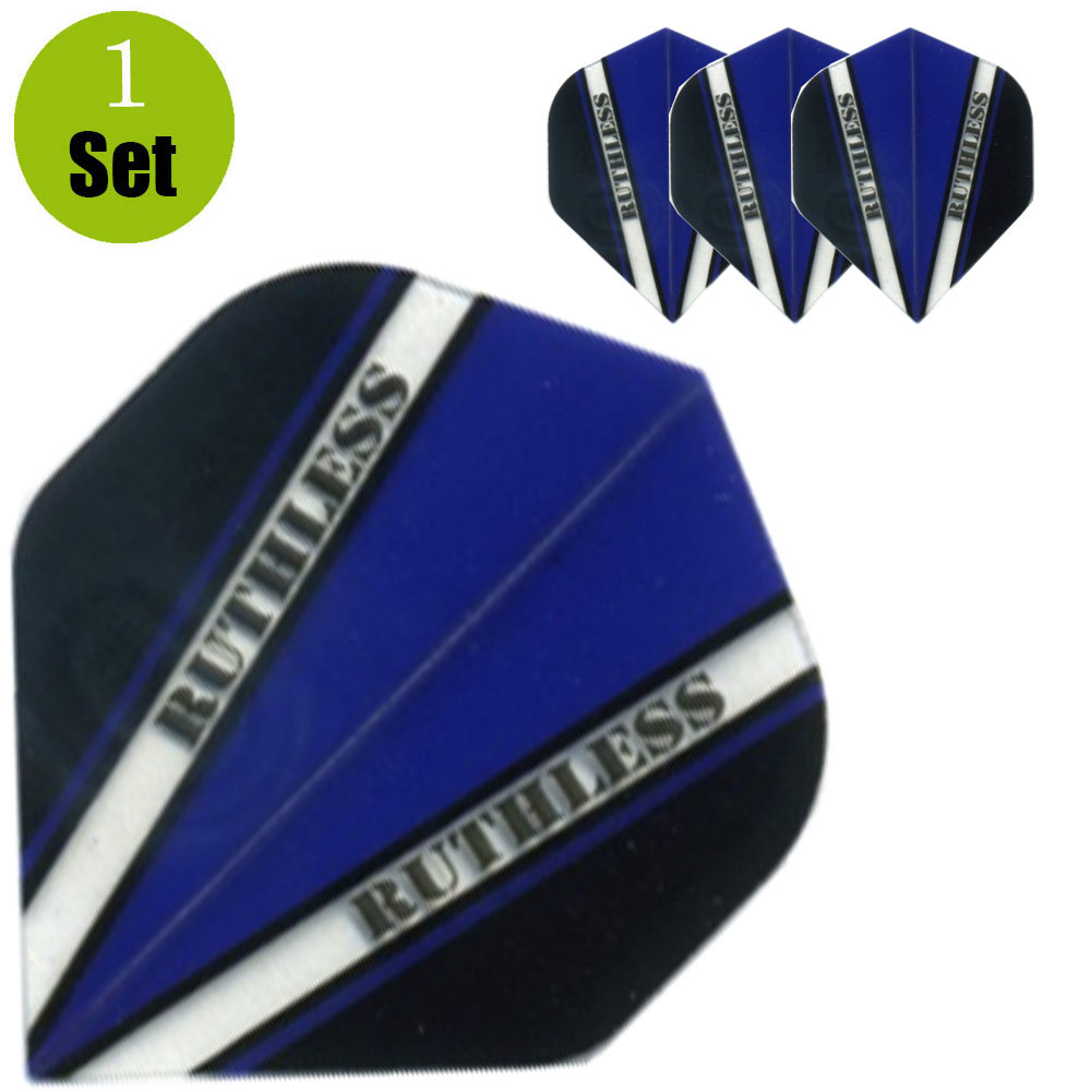 Ruthless Ruthless V100 Dart Flights - Blauw afbeelding