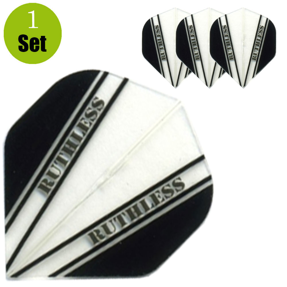 Ruthless Ruthless V100 Dart Flights - Clear afbeelding