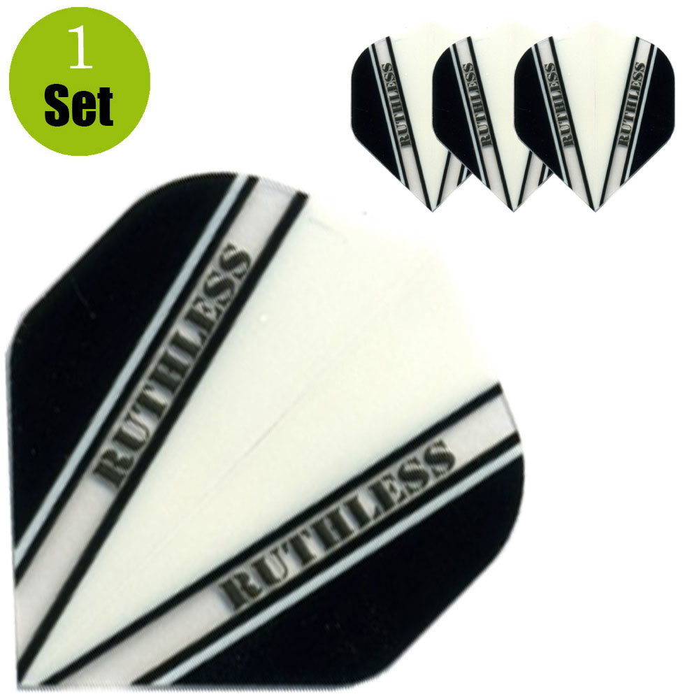 Ruthless Ruthless V100 Dart Flights - Wit afbeelding