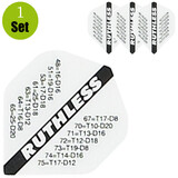 Ruthless Ruthless Finish Dartflights - Wit