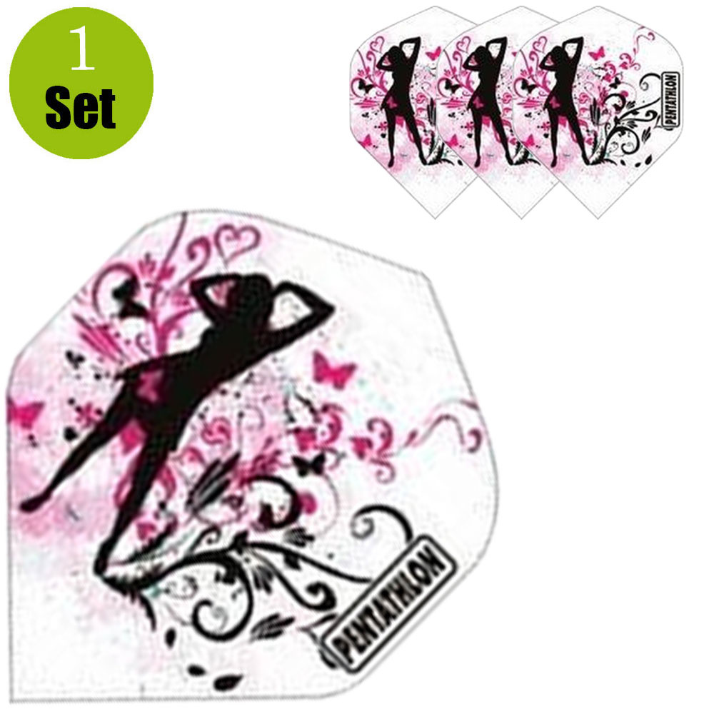 Ruthless Ladies Dartflights - Pink Lady afbeelding