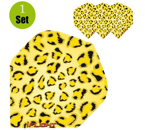 Designa Luipaard Dartflights - Geel Designa Luipaard Dartflights - Geel