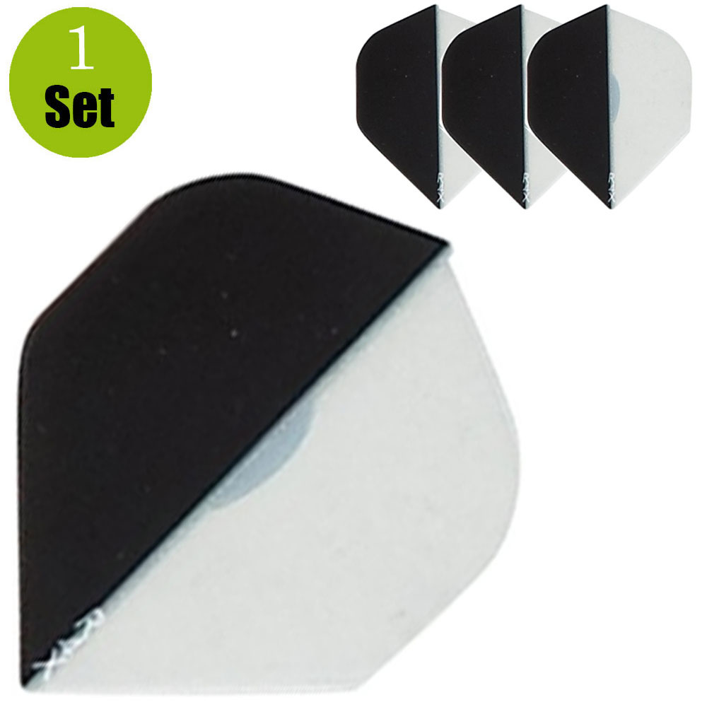 Ruthless Duo Color Dartflights - Clear afbeelding