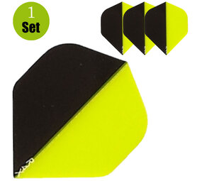 Ruthless Ruthless Duo Color Dartflights - Geel