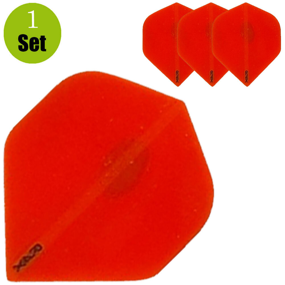 Ruthless Ruthless Transparant Dartflights - Rood Ruthless Ruthless Transparant Dartflights - Rood