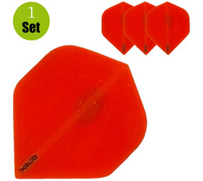 Ruthless Ruthless Transparant Dartflights - Rood