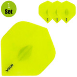 Ruthless Ruthless Transparant Dartflights - Geel Ruthless Ruthless Transparant Dartflights - Geel