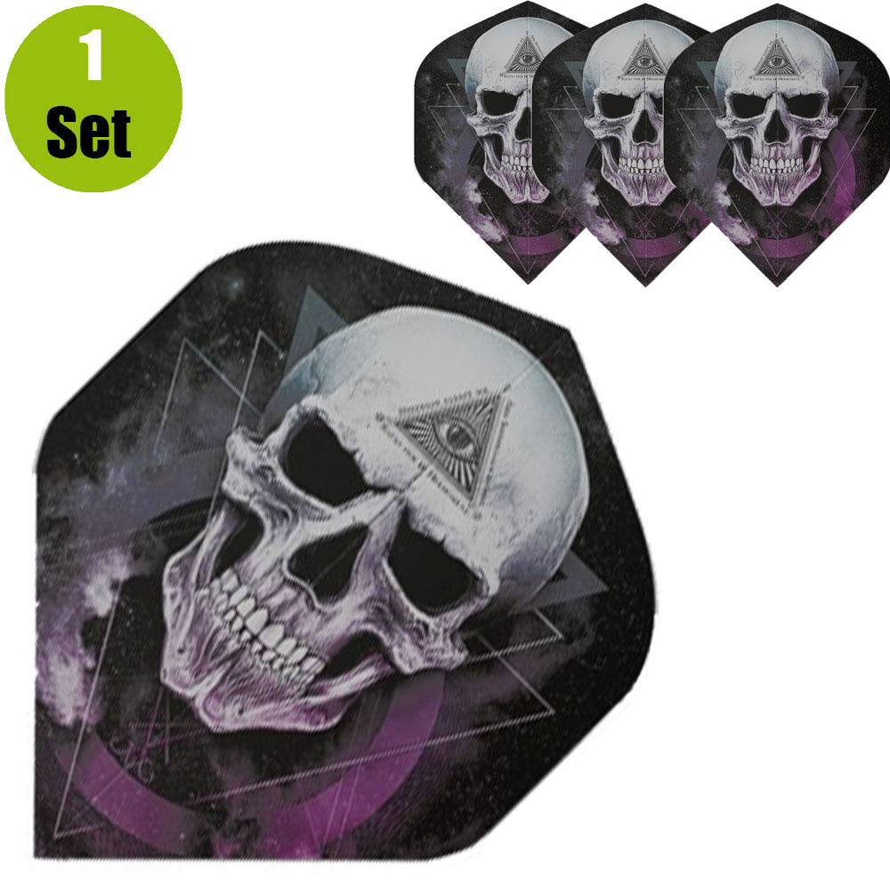 Skull Dart Flights - The Void afbeelding