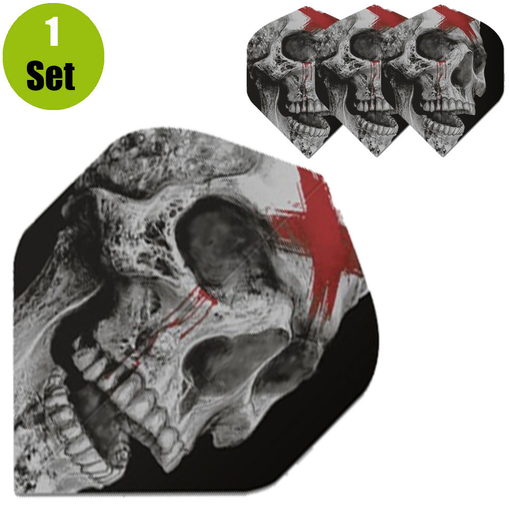 Skull Dart Flights - Bring out afbeelding