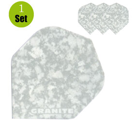 Ruthless Granite Dart Flights - Wit Ruthless Granite Dart Flights - Wit