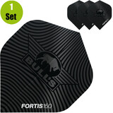 Bulls Bulls Fortis 150 Dartflights - Zwart Bulls Bulls Fortis 150 Dartflights - Zwart