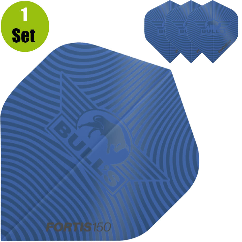 Bulls Bulls Fortis 150 Dartflights - Blauw afbeelding
