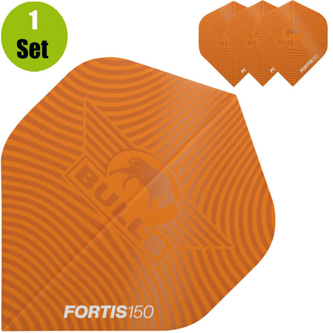 Bulls Fortis 150 Dartflights - Oranje