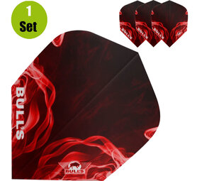 Bulls Bulls Powerflite Smoke Dartflights - Rood