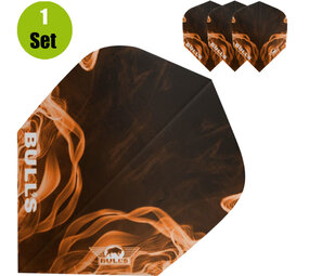 Bulls Bulls Powerflite Smoke Dartflights - Oranje Bulls Bulls Powerflite Smoke Dartflights - Oranje