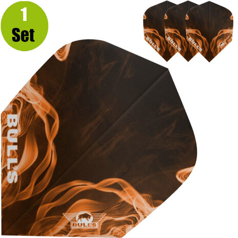 Bulls Bulls Powerflite Smoke Dartflights - Oranje Bulls Bulls Powerflite Smoke Dartflights - Oranje