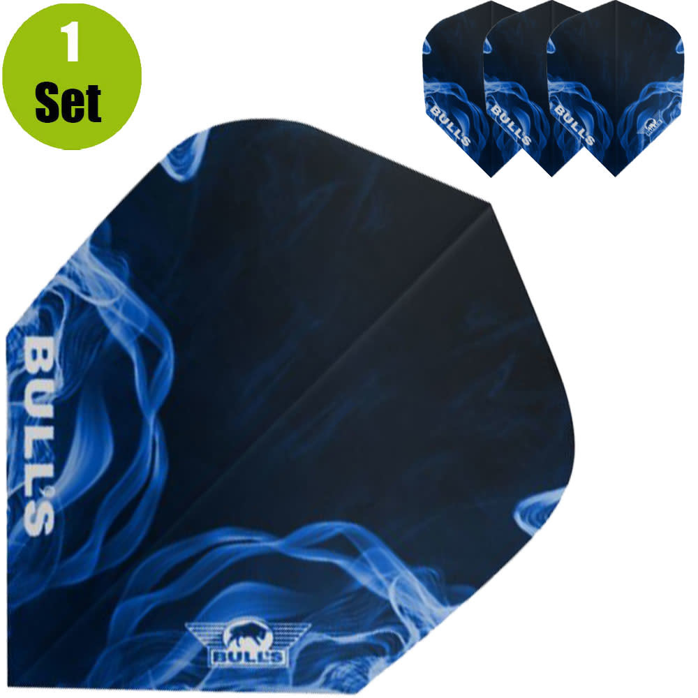Bulls Bulls Powerflite Smoke Dartflights - Turquoise afbeelding
