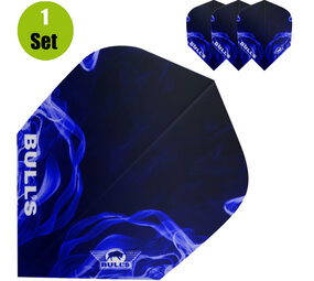 Bulls Bulls Powerflite Smoke Dartflights - Blauw Bulls Bulls Powerflite Smoke Dartflights - Blauw