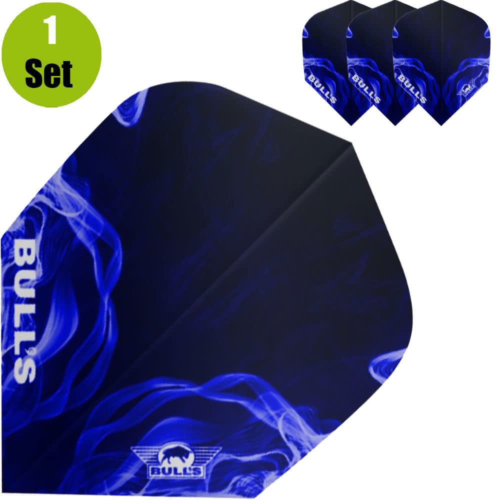 Bulls Bulls Powerflite Smoke Dartflights - Blauw afbeelding