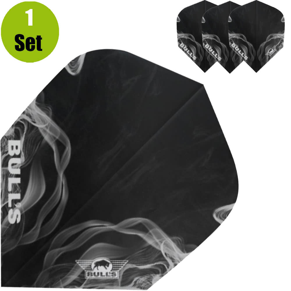 Bulls Bulls Powerflite Smoke Dartflights - Grijs afbeelding