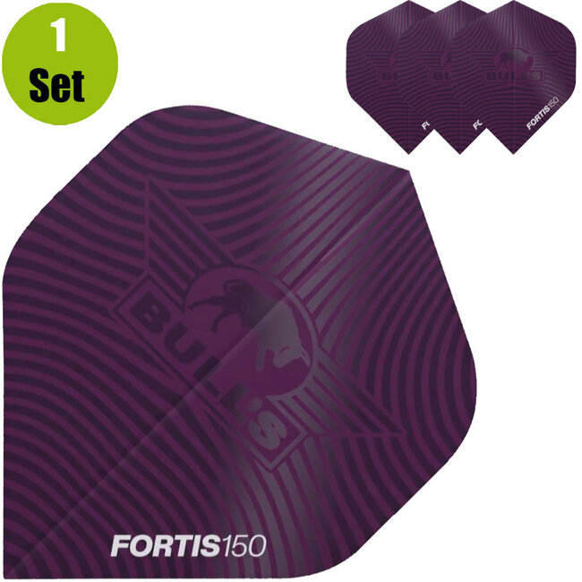 Bulls Fortis 150 Dartflights - Paars