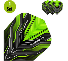 Harrows Harrows Supergrip Ultra Dartflight - Groen Harrows Harrows Supergrip Ultra Dartflight - Groen