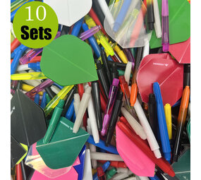 Lena Dartflights en Dartshafts - 10 sets