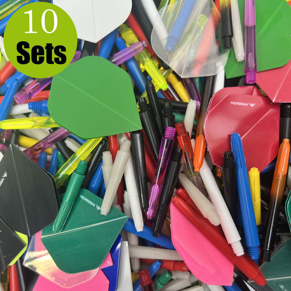 Dartflights en Dartshafts - 10 sets afbeelding