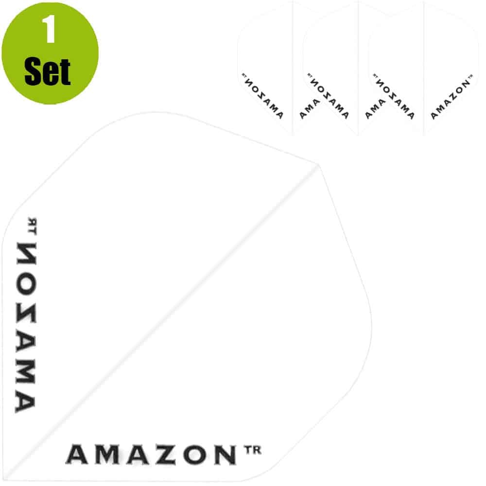 Amazon Amazon Transparante Dartflights - Clear afbeelding