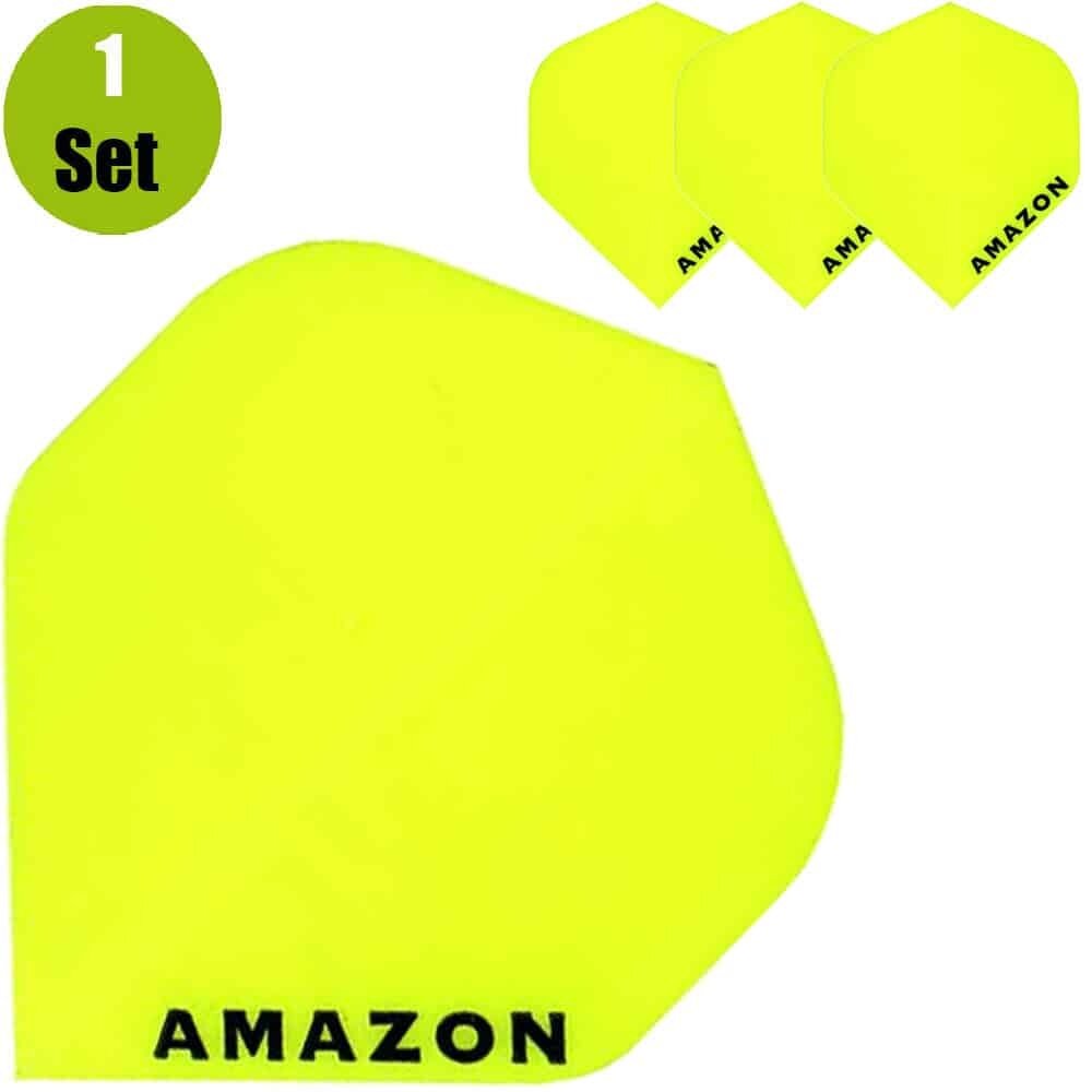 Amazon Amazon Plain Dartflights - Geel