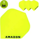Amazon Amazon Plain Dartflights - Geel