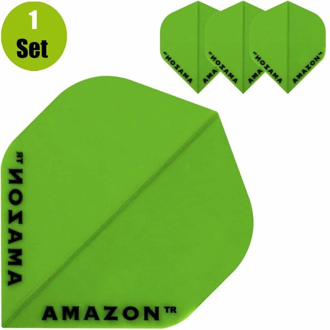 Amazon Transparante Dartflights - Groen